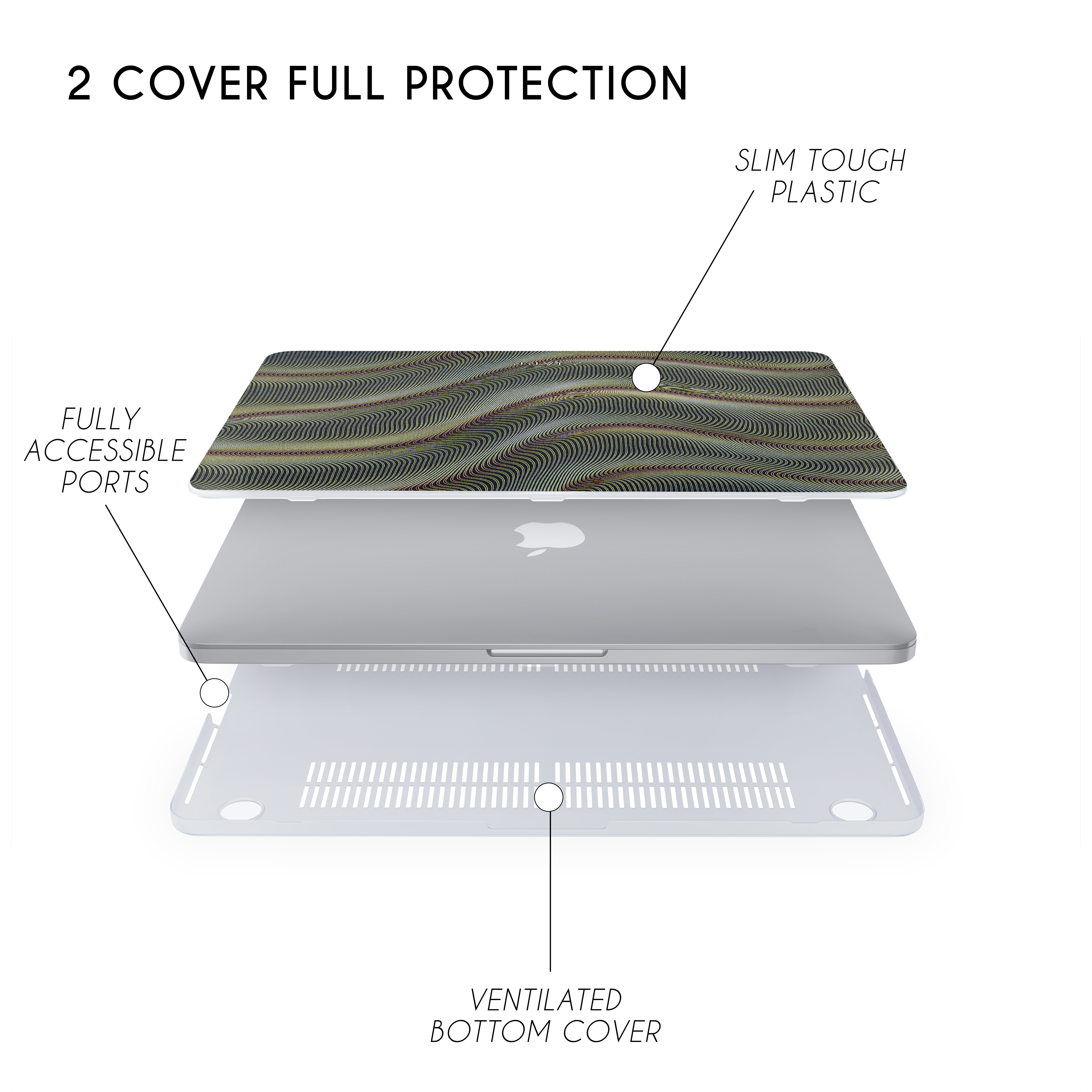 FADED DENIM MACBOOK CASE