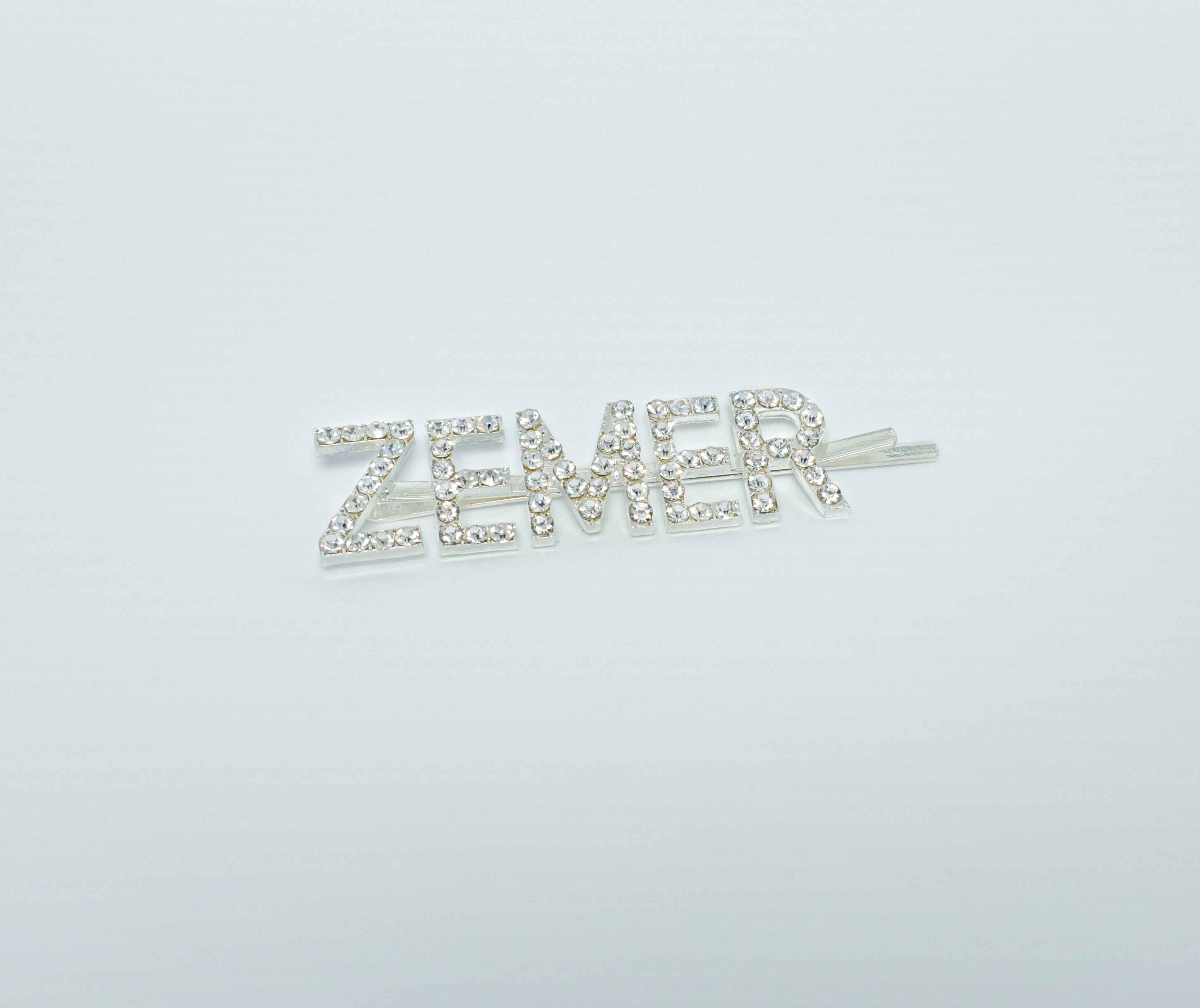 ZEMER SILVER DIAMANTE CLIP