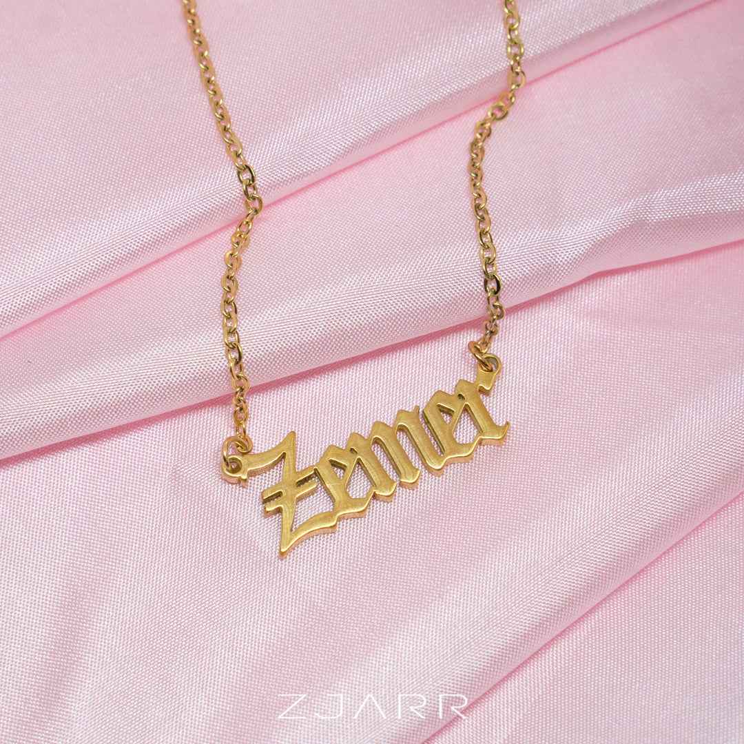'Zemer' Albanian 18k Gold plated Necklace