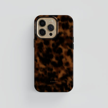 tortoise shell print iphone case 