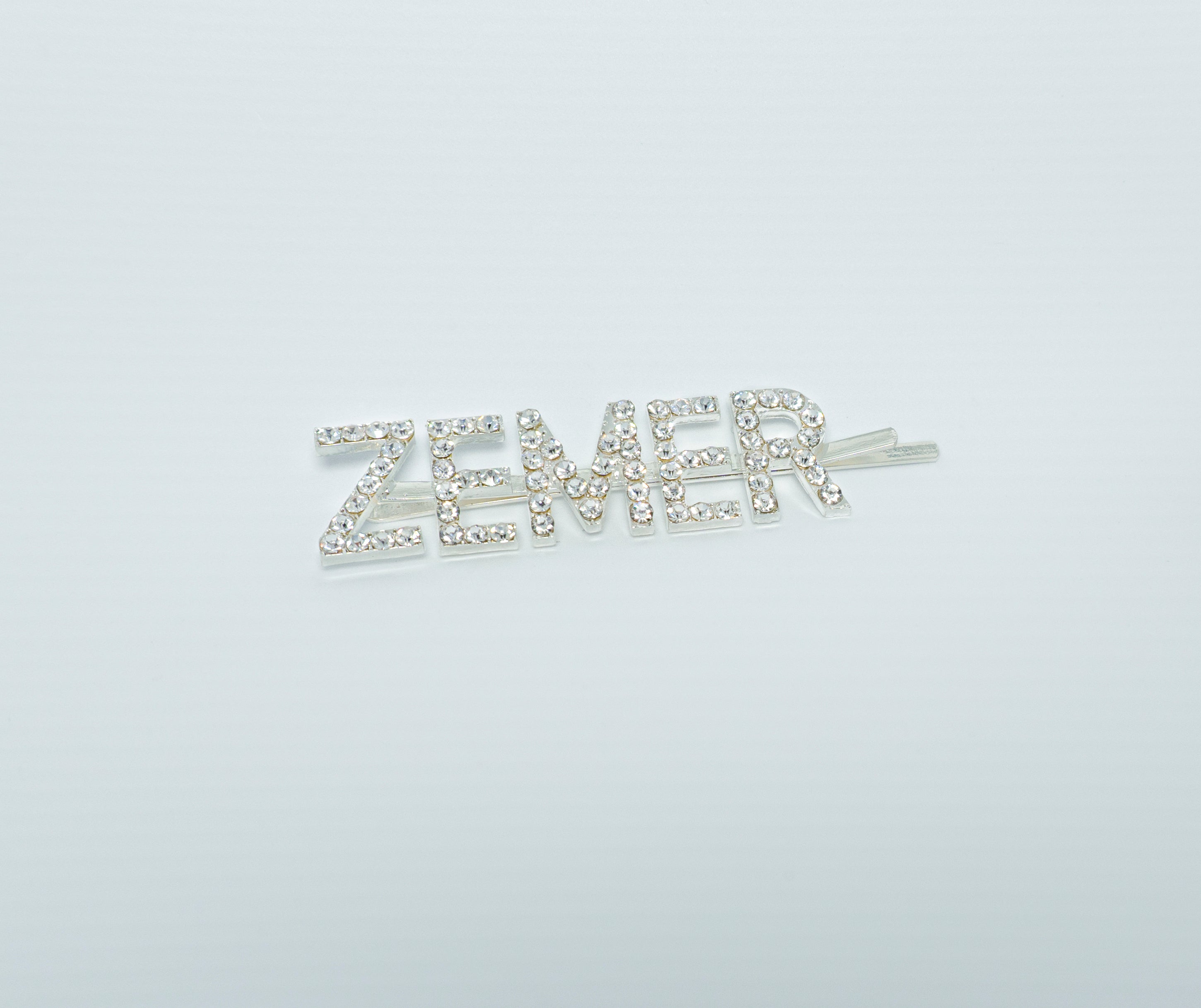 ZEMER SILVER DIAMANTE CLIP